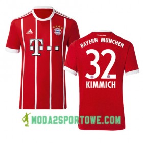 Koszulka Bayern Monachium KIMMICH 32 Domowe Stroje Piłkarskie 2017/18 Krótki Rękaw