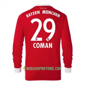 Koszulka Bayern Monachium Kingsley Coman 29 Domowe Stroje Piłkarskie 2017/18 Długi Rękaw