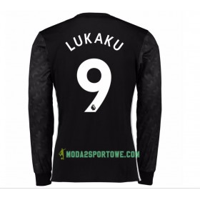 Koszulka Manchester United Romelu Lukaku 9 Wyjazdowe Stroje Piłkarskie 2017/18 Długi Rękaw
