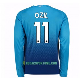 Koszulka Arsenal Mesut Ozil 11 Wyjazdowe Stroje Piłkarskie 2017/18 Długi Rękaw