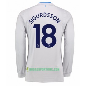 Koszulka Everton Gylfi Sigurdsson 18 Wyjazdowe Stroje Piłkarskie 2017/18 Długi Rękaw