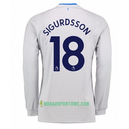 Koszulka Everton Gylfi Sigurdsson 18 Wyjazdowe Stroje Piłkarskie 2017/18 Długi Rękaw