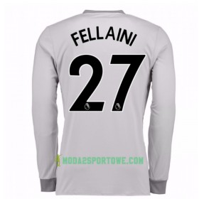 Koszulka Manchester United Marouane Fellaini 27 Trzeci Stroje Piłkarskie 2017/18 Długi Rękaw