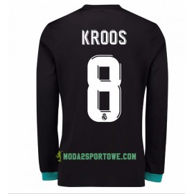 Koszulka Real Madryt Toni Kroos 8 Wyjazdowe Stroje Piłkarskie 2017/18 Długi Rękaw