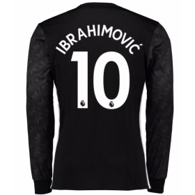 Koszulka Manchester United Ibrahimovic 10 Wyjazdowe Stroje Piłkarskie 2017/18 Długi Rękaw