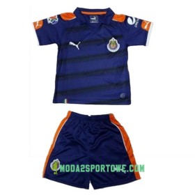Koszulka Chivas de Guadalajara Trzeci Stroje Piłkarskie Dziecięcy 2017/18 Krótki Rękaw