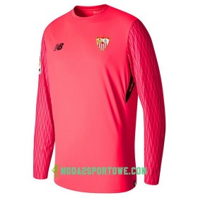 Koszulka Sevilla FC Bramkarska Domowe Stroje Piłkarskie 2017/18 Długi Rękaw