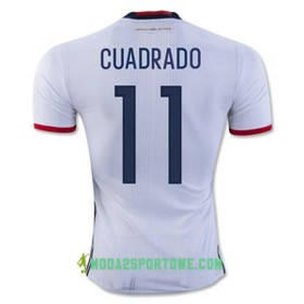 Koszulka Kolumbia CUADRADO Domowe Stroje Piłkarskie 2016/17 Krótki Rękaw