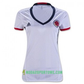 Koszulka Kolumbia Damska Domowe Stroje Piłkarskie 2016/17 Krótki Rękaw