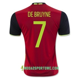 Koszulka Belgia DE BRUYNE Domowe Stroje Piłkarskie Euro 2016