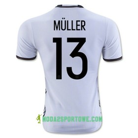 Koszulka Niemcy MULLER Domowe Stroje Piłkarskie Euro 2016
