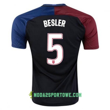 Koszulka Stany Zjednoczone BESLER Wyjazdowe Stroje Piłkarskie 2016/17 Krótki Rękaw