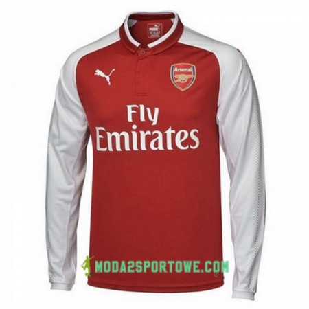 Koszulka Arsenal Domowe Stroje Piłkarskie 2017/18 Długi Rękaw