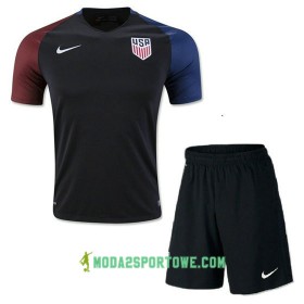 Koszulka Stany Zjednoczone Dziecięcy Wyjazdowe Stroje Piłkarskie 2016/17 Krótki Rękaw