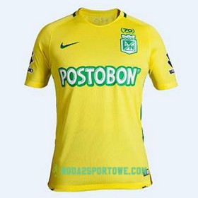 Koszulka Atlético Nacional Wyjazdowe Stroje Piłkarskie 2017/18 Krótki Rękaw