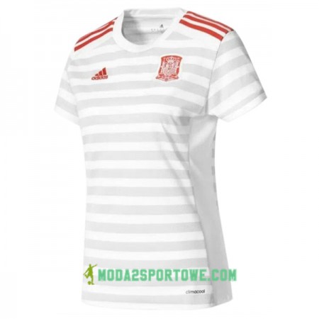 Koszulka Hiszpania Damska Wyjazdowe Stroje Piłkarskie Euro 2017