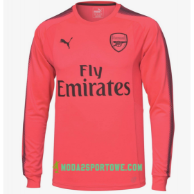 Koszulka Arsenal Bramkarska Wyjazdowe Stroje Piłkarskie 2017/18 Długi Rękaw