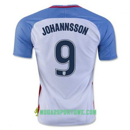 Koszulka Stany Zjednoczone JOHANNSSON Domowe Stroje Piłkarskie 2016/17 Krótki Rękaw
