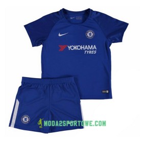Koszulka Chelsea Dziecięcy Domowe Stroje Piłkarskie 2017/18 Krótki Rękaw