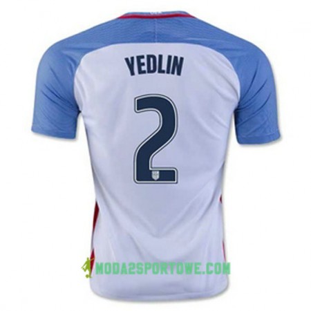 Koszulka Stany Zjednoczone YEDLIN Domowe Stroje Piłkarskie 2016/17 Krótki Rękaw