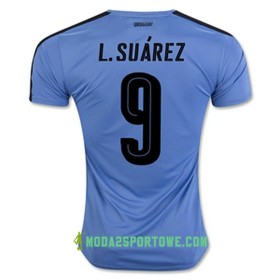Koszulka Urugwaj Luis Suárez Domowe Stroje Piłkarskie 2016/17 Krótki Rękaw