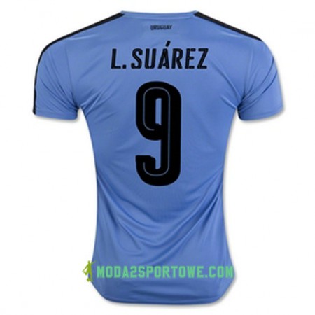 Koszulka Urugwaj Luis Suárez Domowe Stroje Piłkarskie 2016/17 Krótki Rękaw