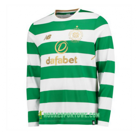 Koszulka Celtic FC Domowe Stroje Piłkarskie 2017/18 Długi Rękaw