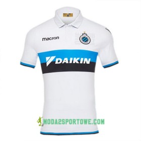 Koszulka Club Brugge KV Wyjazdowe Stroje Piłkarskie 2017/18 Krótki Rękaw