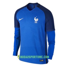 Koszulka Francja Domowe Stroje Piłkarskie Euro 2016 Długi Rękaw