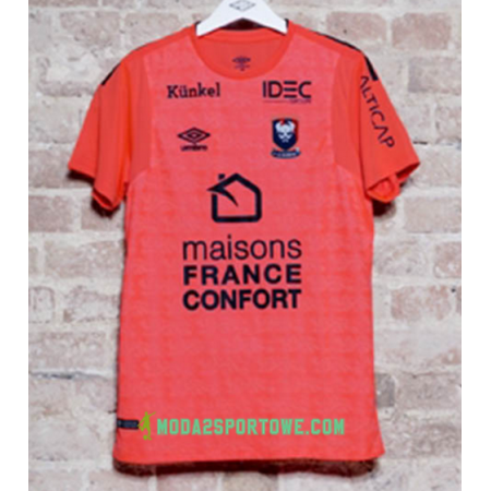 Koszulka SM Caen Wyjazdowe Stroje Piłkarskie 2017/18 Krótki Rękaw