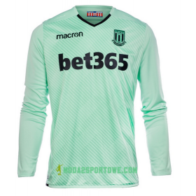 Koszulka Stoke City Bramkarska Wyjazdowe Stroje Piłkarskie 2017/18 Długi Rękaw