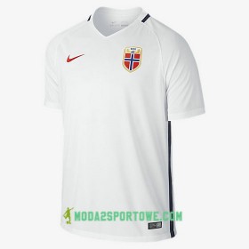 Koszulka Norwegia Wyjazdowe Stroje Piłkarskie 2016/17 Krótki Rękaw