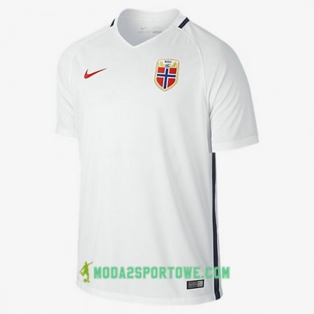 Koszulka Norwegia Wyjazdowe Stroje Piłkarskie 2016/17 Krótki Rękaw