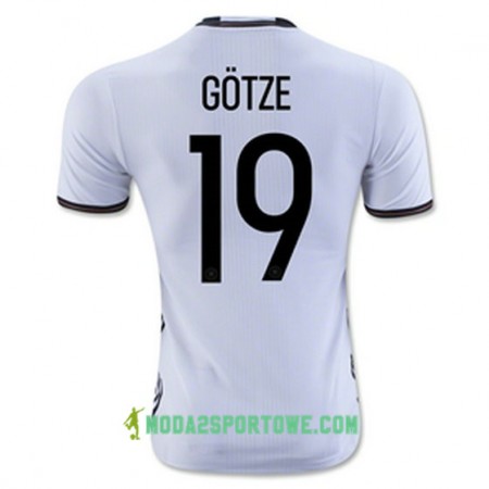 Koszulka Niemcy GOTZE Domowe Stroje Piłkarskie Euro 2016