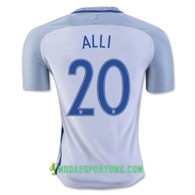 Koszulka Anglia ALLI Domowe Stroje Piłkarskie 2016/17 Krótki Rękaw