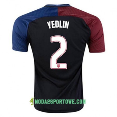 Koszulka Stany Zjednoczone YEDLIN Wyjazdowe Stroje Piłkarskie 2016/17 Krótki Rękaw