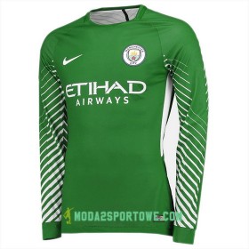 Koszulka Manchester City Bramkarska Stroje Piłkarskie 2017/18 Długi Rękaw