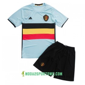 Koszulka Belgia Dziecięcy Wyjazdowe Stroje Piłkarskie Euro 2016