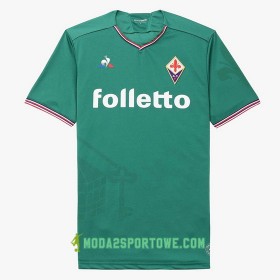 Koszulka ACF Fiorentina Wyjazdowe Stroje Piłkarskie vert 2017/18 Krótki Rękaw