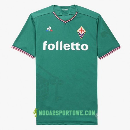 Koszulka ACF Fiorentina Wyjazdowe Stroje Piłkarskie vert 2017/18 Krótki Rękaw
