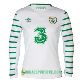 Koszulka Irlandia Wyjazdowe Stroje Piłkarskie Euro 2016 Długi Rękaw