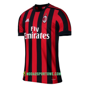 Koszulka AC Milan Domowe Stroje Piłkarskie 2017/18 Krótki Rękaw