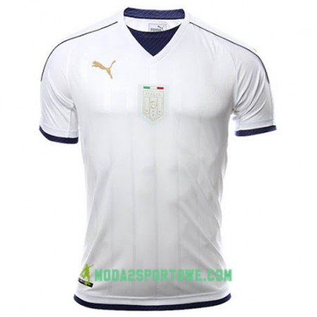 Koszulka Włochy Wyjazdowe Stroje Piłkarskie 2016/17 Krótki Rękaw