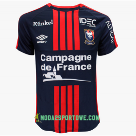 Koszulka SM Caen Domowe Stroje Piłkarskie 2017/18 Krótki Rękaw