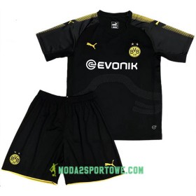 Koszulka Borussia Dortmund Dziecięcy Wyjazdowe Stroje Piłkarskie 2017/18 Krótki Rękaw
