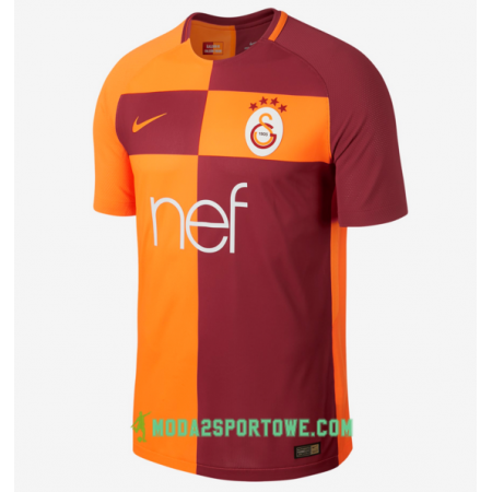 Koszulka Galatasaray SK Domowe Stroje Piłkarskie 2017/18 Krótki Rękaw