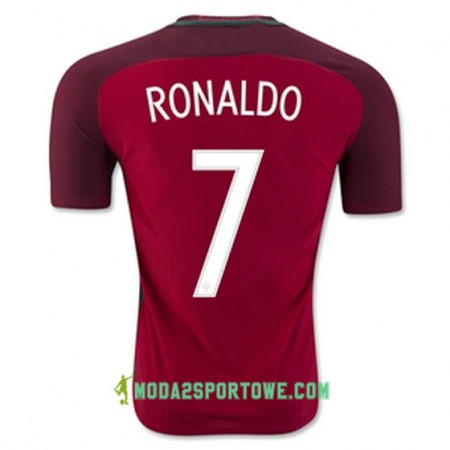 Koszulka Portugalia RONALDO Domowe Stroje Piłkarskie Euro 2016