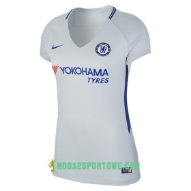 Koszulka Chelsea Damska Wyjazdowe Stroje Piłkarskie 2017/18 Krótki Rękaw