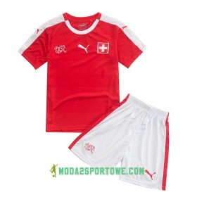 Koszulka Szwajcaria Dziecięcy Domowe Stroje Piłkarskie Euro 2016