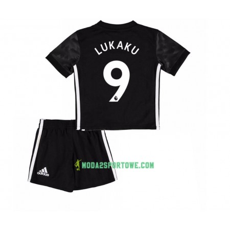 Koszulka Manchester United Romelu Lukaku 9 Dziecięcy Wyjazdowe Stroje Piłkarskie 2017/18 Krótki Rękaw